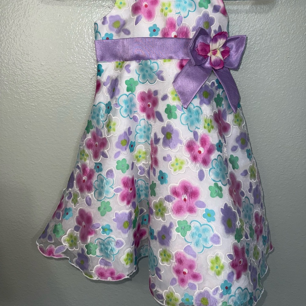 Vintage Sophie Rose Girl’s 2T Colorful Dress - Picture 2 of 5